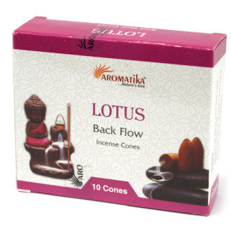 Aromatica Backflow-Räucherkegel – Lotus