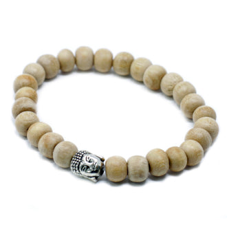 Fragrant Sandal Beads & Buddah Bangle