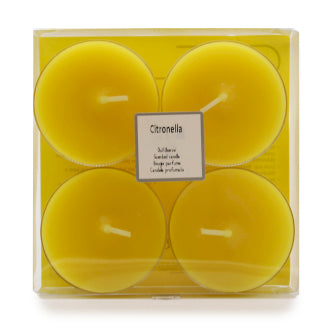 4x Citronella-Teelicht – 8 Std