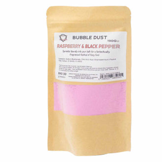 Raspberry & Black Pepper Bath Dust 190g