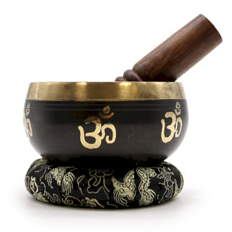 Yoga Om Singing Bowl Set