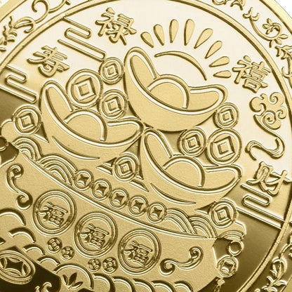 Chinese Year Of Rabbit Coins 2023 Year Of The Rabbit Souvenir Coin Chinese Feng Shui Decoration Twelve Zodiac Collectible Coins