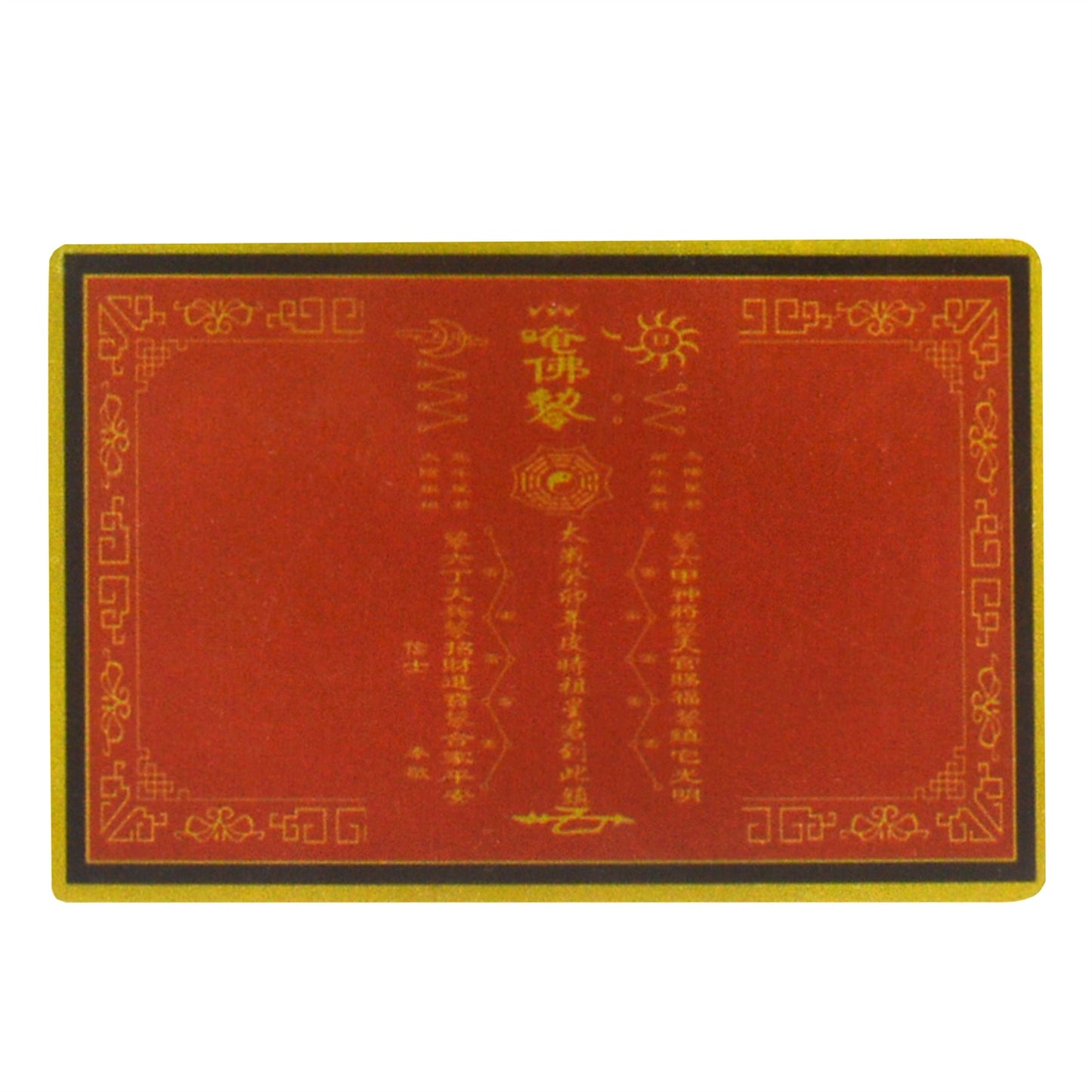 2023 Feng Shui Tai Sui Gold Card Wallet Decoration Amulet W5331