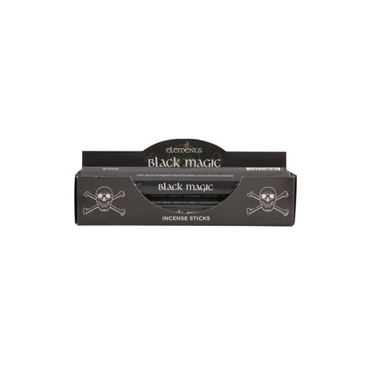 Set of 6 Packets of Elements Black Magic Incense Sticks