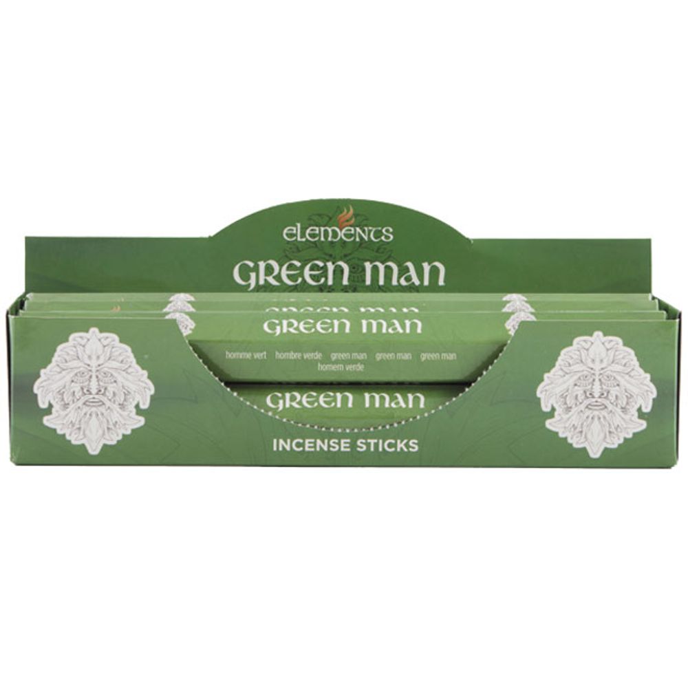 Set mit 6 Packungen Elements Green Man Räucherstäbchen