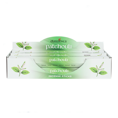 Set of 6 Packets of Elements Patchouli Incense Sticks