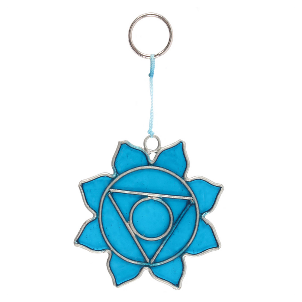 Throat Chakra Symbol Mini Suncatcher