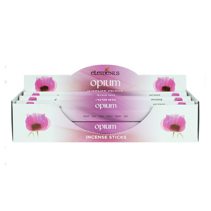 Set of 6 Packets of Elements Opium Incense Sticks