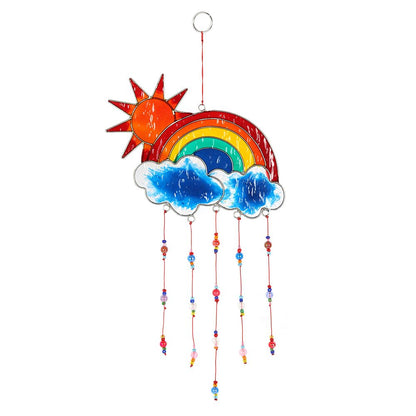 35cm Sun and Rainbow Suncatcher