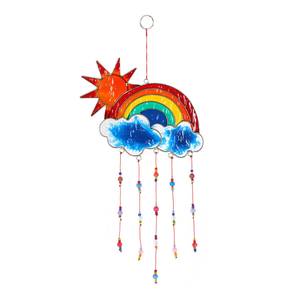 35cm Sun and Rainbow Suncatcher