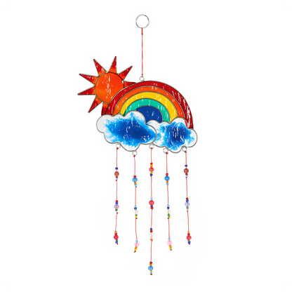 35cm Sun and Rainbow Suncatcher